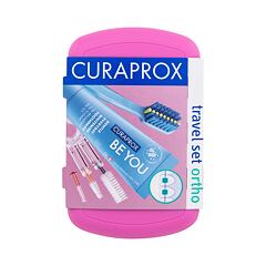 Klasický zubní kartáček Curaprox Travel Ortho Pink 1 ks