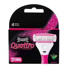 Náhradní břit Wilkinson Sword Quattro For Women 3 ks