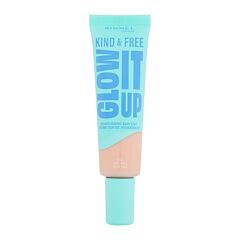 Make-up Rimmel London Kind & Free Glow It Up Moisturising Skin Tint 30 ml 010 Rose Ivory