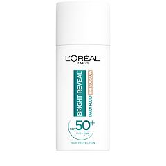Denní pleťový krém L'Oréal Paris Bright Reveal Daily Fluid Tinted Glow SPF50+ 50 ml