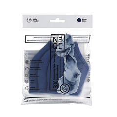 Rouška a respirátor NEQI Kids Community Face Coverings 6-10 Years Blue 3 ks