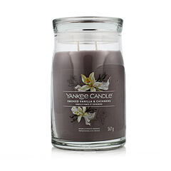 Vonná svíčka Yankee Candle Signature Smoked Vanilla & Cashmere 567 g