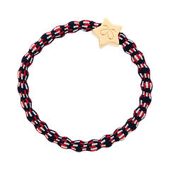 Gumička na vlasy By Eloise London Gold Star Red White and Blue 1 ks Red White and Blue