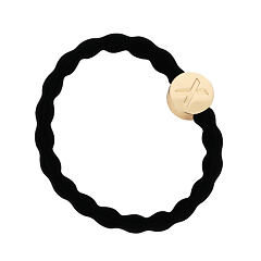 Gumička na vlasy By Eloise London Letter Charms X 1 ks Black