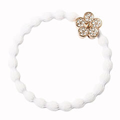 Gumička na vlasy By Eloise London Bling Charms Daisy Flower White 1 ks White