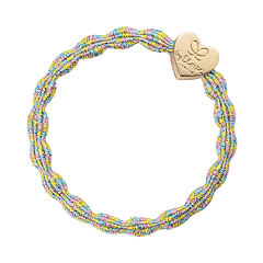 Gumička na vlasy By Eloise London Metallic Gold Heart 1 ks Candy