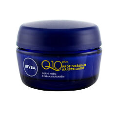 Noční pleťový krém Nivea Q10 Power Anti-Wrinkle + Firming 50 ml poškozená krabička