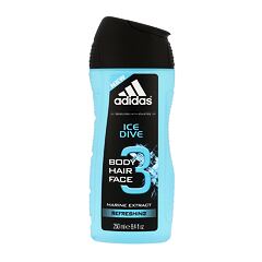 Sprchový gel Adidas Ice Dive 3in1 250 ml