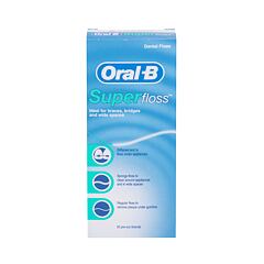 Zubní nit Oral-B Super Floss 1 ks poškozená krabička