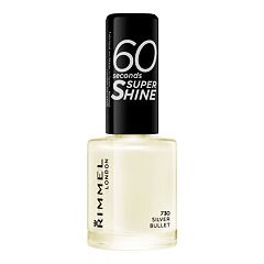 Lak na nehty Rimmel London 60 Seconds Super Shine 8 ml 730 Silver Bullet