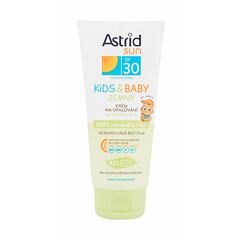 Opalovací přípravek na tělo Astrid Sun Kids & Baby Soft Face and Body Cream SPF30 100 ml