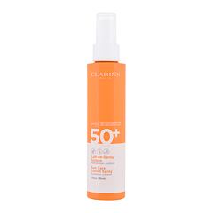 Opalovací přípravek na tělo Clarins Sun Care Lotion Spray SPF50+ 150 ml