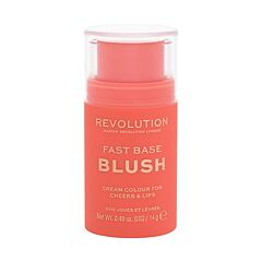 Tvářenka Makeup Revolution London Fast Base Blush 14 g Peach