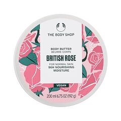 Tělové máslo The Body Shop British Rose 200 ml