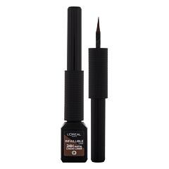 Oční linka L'Oréal Paris Infaillible Grip 24H Matte Liquid Liner 3 ml 03 Brown