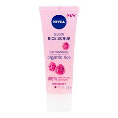 Peeling Nivea Rice Scrub Glow Bio Raspberry 75 ml