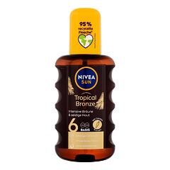 Opalovací přípravek na tělo Nivea Sun Tropical Bronze Oil Spray SPF6 200 ml