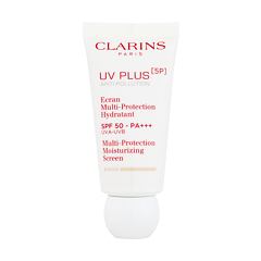 Opalovací přípravek na obličej Clarins UV Plus 5P Multi-Protection Moisturizing Screen SPF50 30 ml Beige