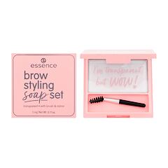 Gel a pomáda na obočí Essence Brow Styling Soap Set 3,4 g Transparent