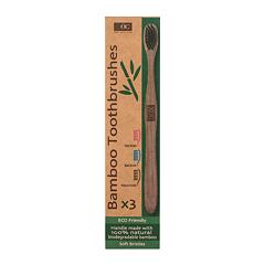 Klasický zubní kartáček Xpel Bamboo Toothbrush 3 ks