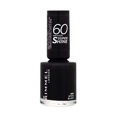 Lak na nehty Rimmel London 60 Seconds Super Shine 8 ml 900 Rita´s Black