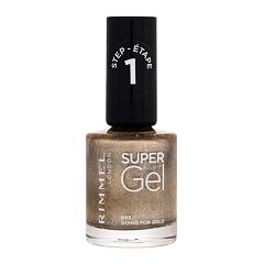 Lak na nehty Rimmel London Super Gel STEP1 12 ml 095 Going For Gold