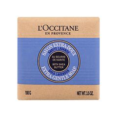 Tuhé mýdlo L'Occitane Shea Butter Lavender Extra-Gentle Soap 100 g
