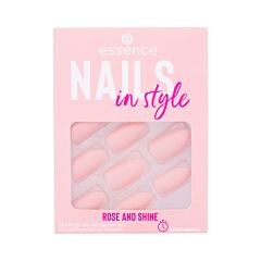 Umělé nehty Essence Nails In Style 12 ks 14 Rose And Shine