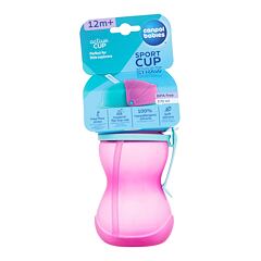 Hrneček Canpol babies Active Cup Sport Cup With Flip-Top Straw Pink 370 ml