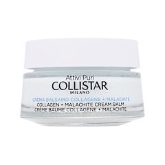 Denní pleťový krém Collistar Pure Actives Collagen + Malachite Cream Balm 50 ml poškozená krabička