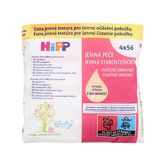 Čisticí ubrousky Hipp Babysanft Gentle Caring Wet Wipes 4x56 ks