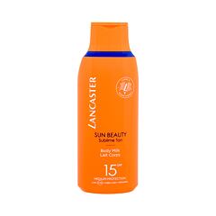 Opalovací přípravek na tělo Lancaster Sun Beauty Body Milk SPF15 175 ml poškozená krabička