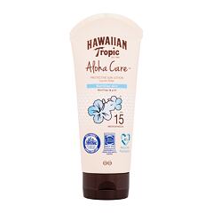 Opalovací přípravek na tělo Hawaiian Tropic Aloha Care Protective Sun Lotion SPF15 180 ml