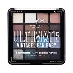 Oční stín NYX Professional Makeup Ultimate 13,28 g 02 Vintage Jean Baby