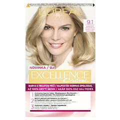 Barva na vlasy L'Oréal Paris Excellence Creme Triple Protection 48 ml 9,1 Natural Light Ash Blonde