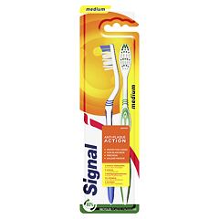Klasický zubní kartáček Signal Antiplaque Toothbrush Medium 2 ks