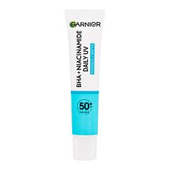 Denní pleťový krém Garnier Pure Active BHA + Niacinamide Daily UV Anti-Imperfection Fluid SPF50+ 40 ml