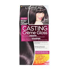 Barva na vlasy L'Oréal Paris Casting Creme Gloss 48 ml 316 Plum poškozená krabička