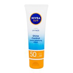 Opalovací přípravek na obličej Nivea Sun UV Face Shine Control SPF50 50 ml