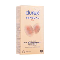 Kondomy Durex Sensual XL 10 ks poškozená krabička