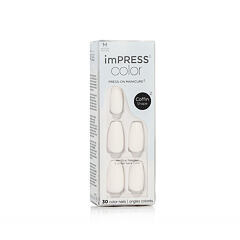 Umělé nehty Kiss imPRESS Color Coffin Shape 30 ks 501 Frosting