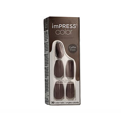 Umělé nehty Kiss imPRESS Color Coffin Shape 30 ks 507 Dusk Till Dawn