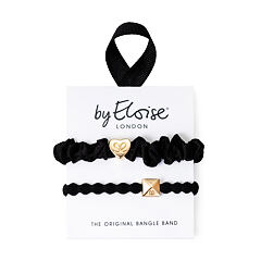 Gumička na vlasy By Eloise London Bangle Set The Black 1 ks