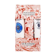 Krém na ruce L'Occitane Shea Butter Hugs & Kisses 30 ml poškozená krabička Kazeta