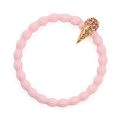 Gumička na vlasy By Eloise London Bling Charms Ice Cream 1 ks Strawberry