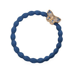 Gumička na vlasy By Eloise London Bling Charms Butterfly 1 ks Dove Blue