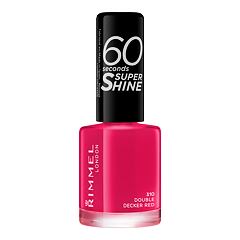 Lak na nehty Rimmel London 60 Seconds Super Shine 8 ml 310 Double Decker Red