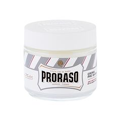 Přípravek před holením PRORASO White Pre-Shave Cream 100 ml poškozená krabička
