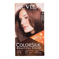 Barva na vlasy Revlon Colorsilk Beautiful Color 59,1 ml 55 Light Reddish Brown