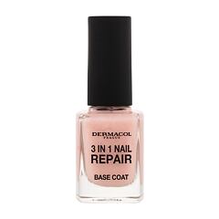 Péče o nehty Dermacol 3in1 Nail Repair Base Coat 11 ml